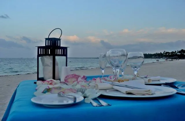 Now Garden Punta Cana dinner romantic on the beach